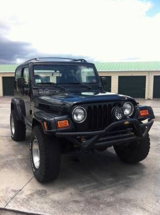 2000 jeep wrangler sahara loaded hardtop lifted v6 automatic 4x4 fun affordable