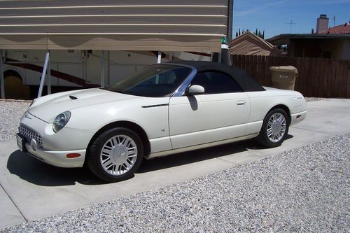 2003 ford thunderbird base convertible 2-door 3.9l low reserve