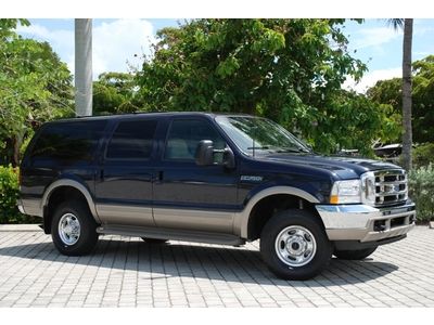 2000 ford excursion limited 4x4 3rd row 6-cdc running boards leather 4-wheel