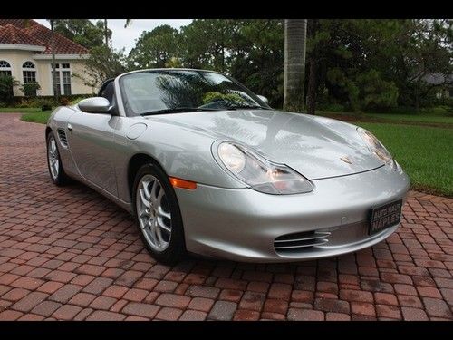04 porsche boxster convertible 1-owner low miles immaculate