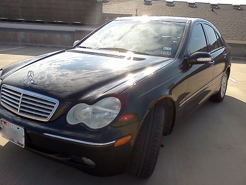 2001 mercedes-benz c240 94k miles. black, beautiful, shiny paint, awesome ride!