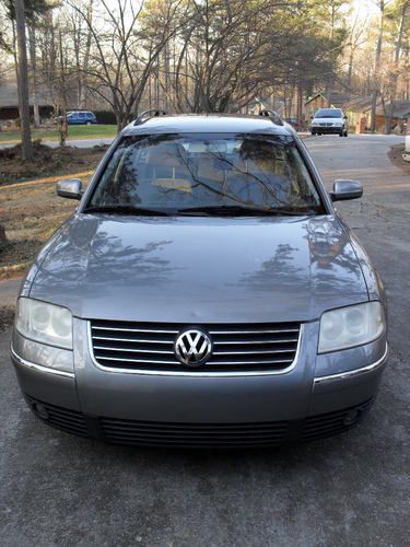 Volkswagen: 2002  passat gls wagon 4-door 2.8l grey. great condition guaranteed
