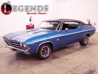 1969 blue 69 chevelle ss396 style turbo 400 automatic 12-bolt posi rear