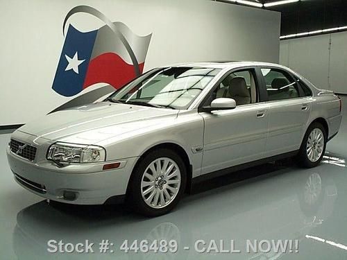 2006 volvo s80 2.5t turbo sunroof htd leather 27k miles texas direct auto