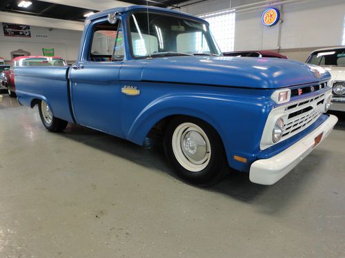 1966 fordf100 shortbed hotrod truck rat rod hot patina chevy 350 short bed f1