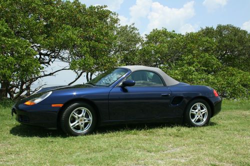 2002 porsche boxster mint garage kept-low miles-brand new tires and battery