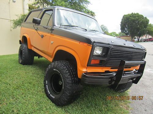 1981 ford bronco custom sport utility 2-door 5.8l