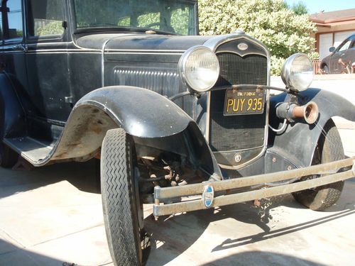 Ford model a 1931 slant window 4 door  no reserve!  check it out
