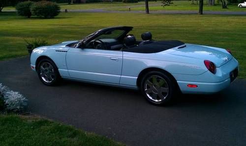 2003 ford thunderbird 2-dr roadster original owner only 47k no winter miles