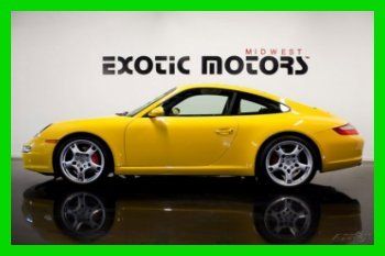2007 porsche 911 carrera s coupe loaded speed yellow 17k miles only $57,888.00!!