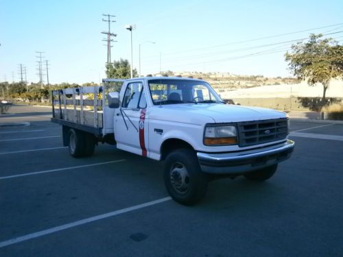 1997 ford f450 stake bed 7.3 power stroke turbo diesel dually f-super duty