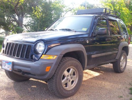 2005 jeep liberty limited sport utility 4-door 2.8l lifted