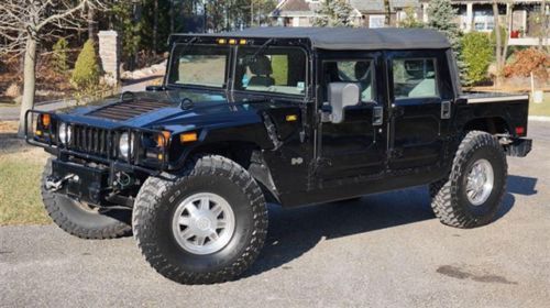 2002 hummer h1 open top for sale~monsoon~winch~brush bar~one owner~26,486 miles!