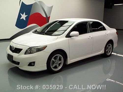 2009 toyota corolla s ground effects alloy wheels 66k texas direct auto