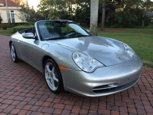 2004 porsche 911 carrera c2 convertible 6 speed leather low miles like new