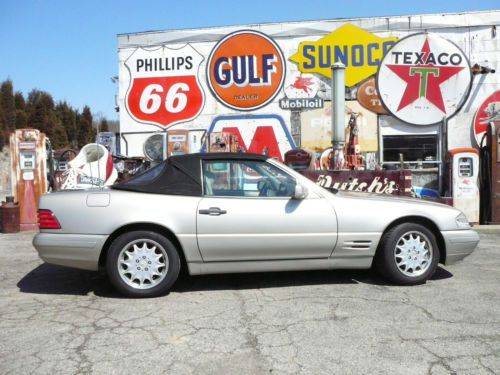 1997 mercedes benz sl320 convertible and removable hard top