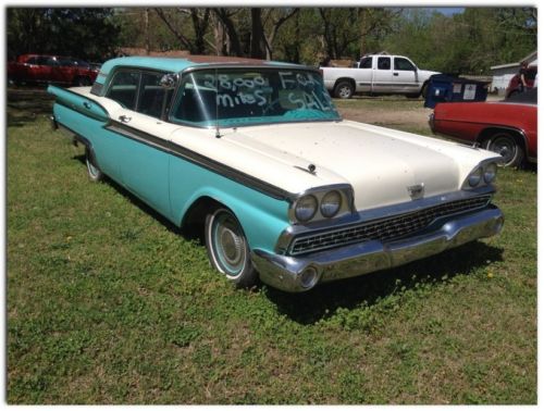 1959 ford fairlane galaxy 500 28k original miles with a/c &amp; record player