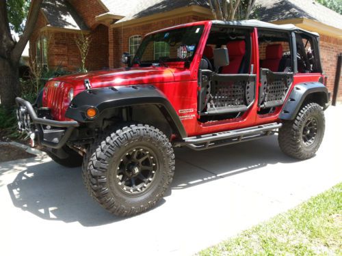 2010 jeep wrangler jk w/big tires, safari doors etc turn key jeep-it has it all!