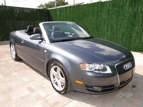 08 a 4 convertible very clean florida driven cabriolet low miles a5 2.o turbo