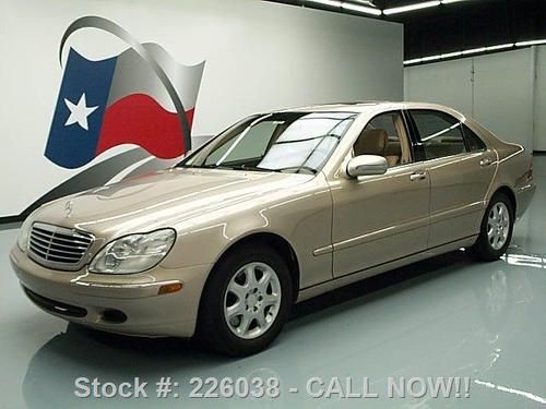 2002 mercedes-benz s430 leather sunroof navigation 43k texas direct auto
