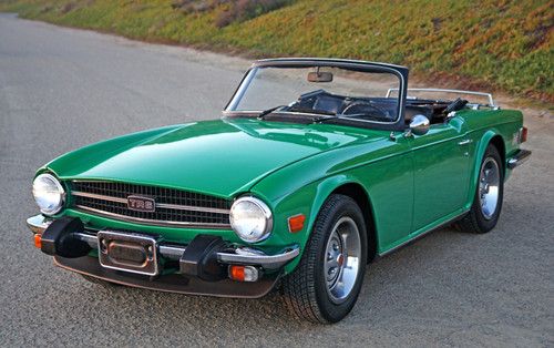 1976 triumph tr6 roadster - beautifully preserved, 49k orig. mile one owner tr6
