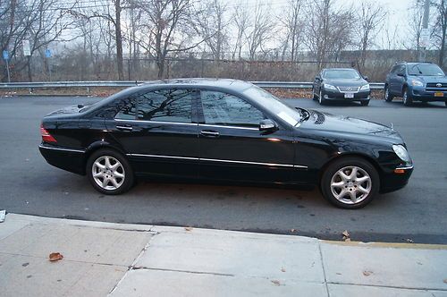 2005 s 500 4 matic fully loaded with all mercedes options black on black