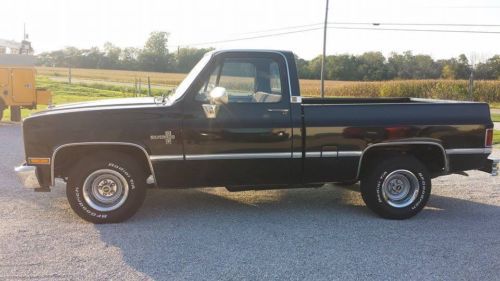 Black, restored,short bed,all options new tires,shocks, to much to list