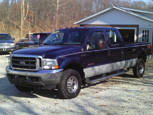 2004 ford f250 - crew cab - 4x4 -- turbo diesel -- powerstroke - 8ft bed-