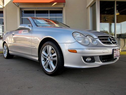 2006 mercedes-benz clk350 cabriolet, navigation, heated seats, leather, more!