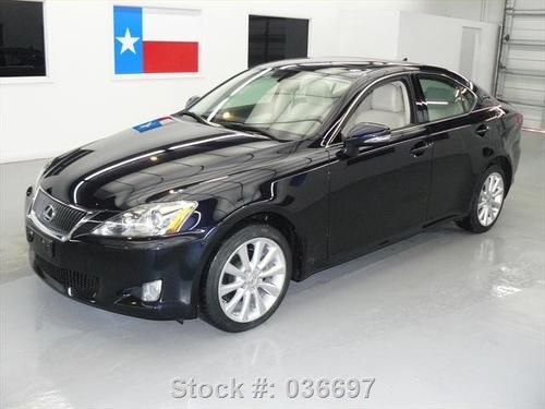 2010 lexus is250 awd climate leather sunroof only 28k! texas direct auto