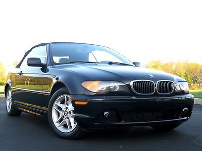 2004 bmw 325ci convertible 5-speed manual - sport package - clean carfax report!