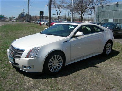 2011 cts 4 awd coupe, premium, navigation, bose, sunroof, white/tan, 21560 miles
