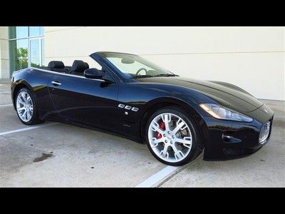 2012 maserati gtc low miles clean trade piano wood red stitching