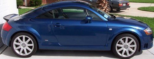 Nice, blue tt coupe- very good condition ! leather seats-paddle shifters, &amp; more
