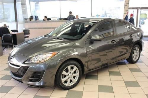 2010 mazda mazda3 i touring gray black cloth certified low miles automatic