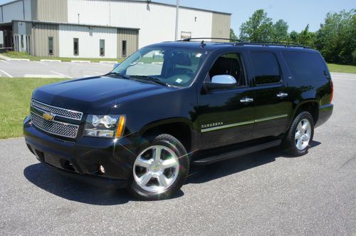 2012 chevrolet suburban ltz for sale~loaded~moon roof~2 dvds~navi~salvage title