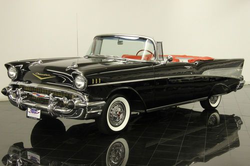 1957 chevrolet bel air convertible 283ci v8 automatic restored power top