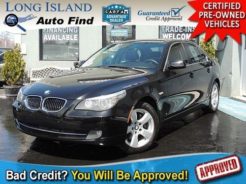 08 bmw 535xi leather sunroof hid fogs dual zone climate 2 owners i-drive