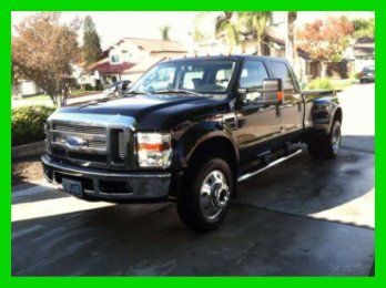 2008 ford f450 lariat super duty diesel crew cab dually 4wd navigation sunroof