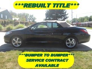 2006 toyota camry solara sle v6 convertible branded title
