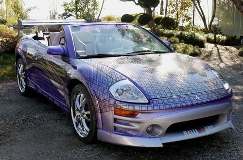 Fast &amp; furious 2003 mitsubishi eclipse spyder gts convertible 2-door 3.0l