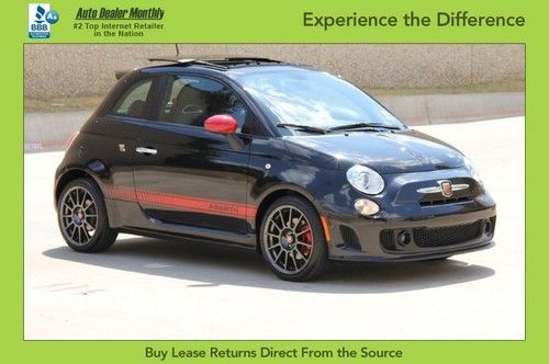 $27050 skr abarth leather sport package moonroof 1 owner non smoker clean carfax