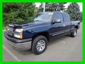 2005 chevy 1500 ext cab 4x4 pickup truck ls v-8 auto clean carfax no reserve