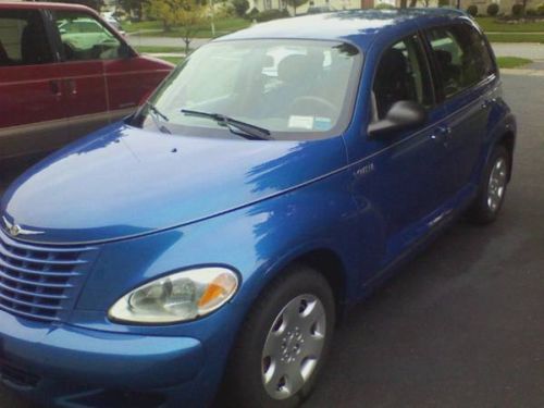 2005 chrysler pt cruiser 5 speed stick shift only 92 k electric blue pearl