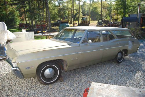 1968 chevrolet bel air impala wagon 327 ci 3 speed standard 1967 1969