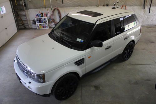 Chawton white land rover range rover sport 2007, professionally serviced hse