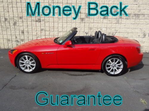 Honda s2000 convertible 6 speed leather cd power top loaded