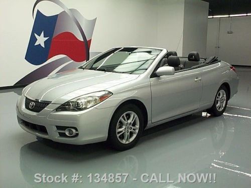 2007 toyota solara se convertible v6 leather only 74k texas direct auto