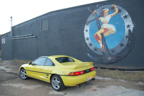 1991 mr2 turbo rare signal yellow ct27 daily driver clean no problems 5-speed