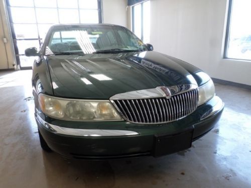 1999 lincoln continental, leather, power seats, low reserve, cheap